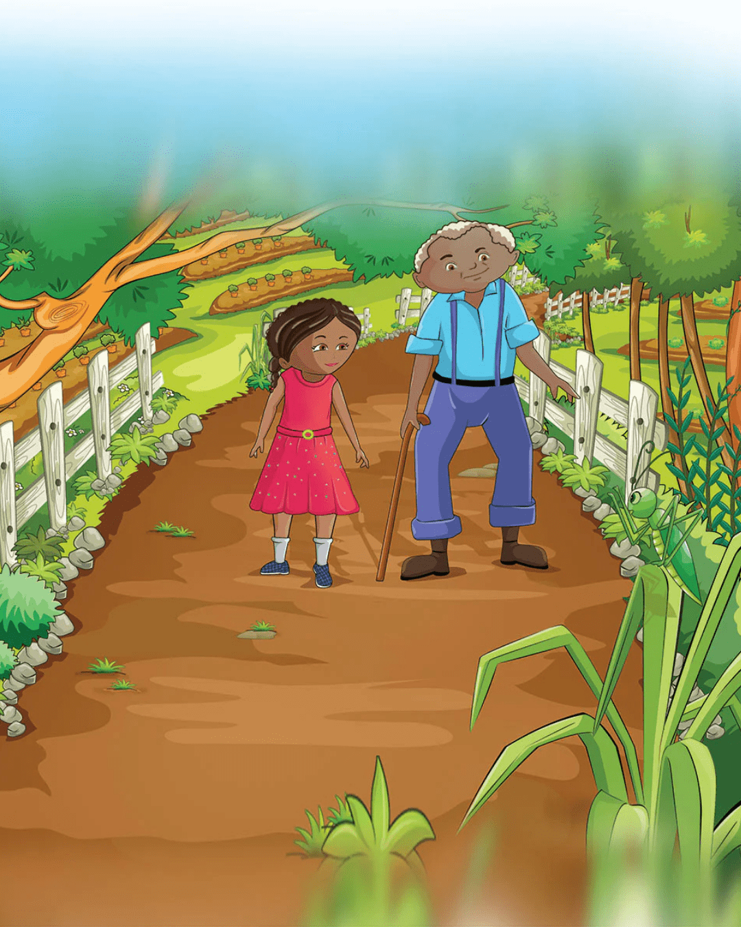 Custom illustration — garden